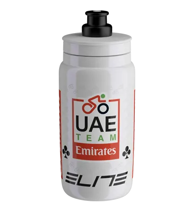 Фляга велосипедная Elite Bottle Fly Teams 2025 UAE Team Emirates, 550ml