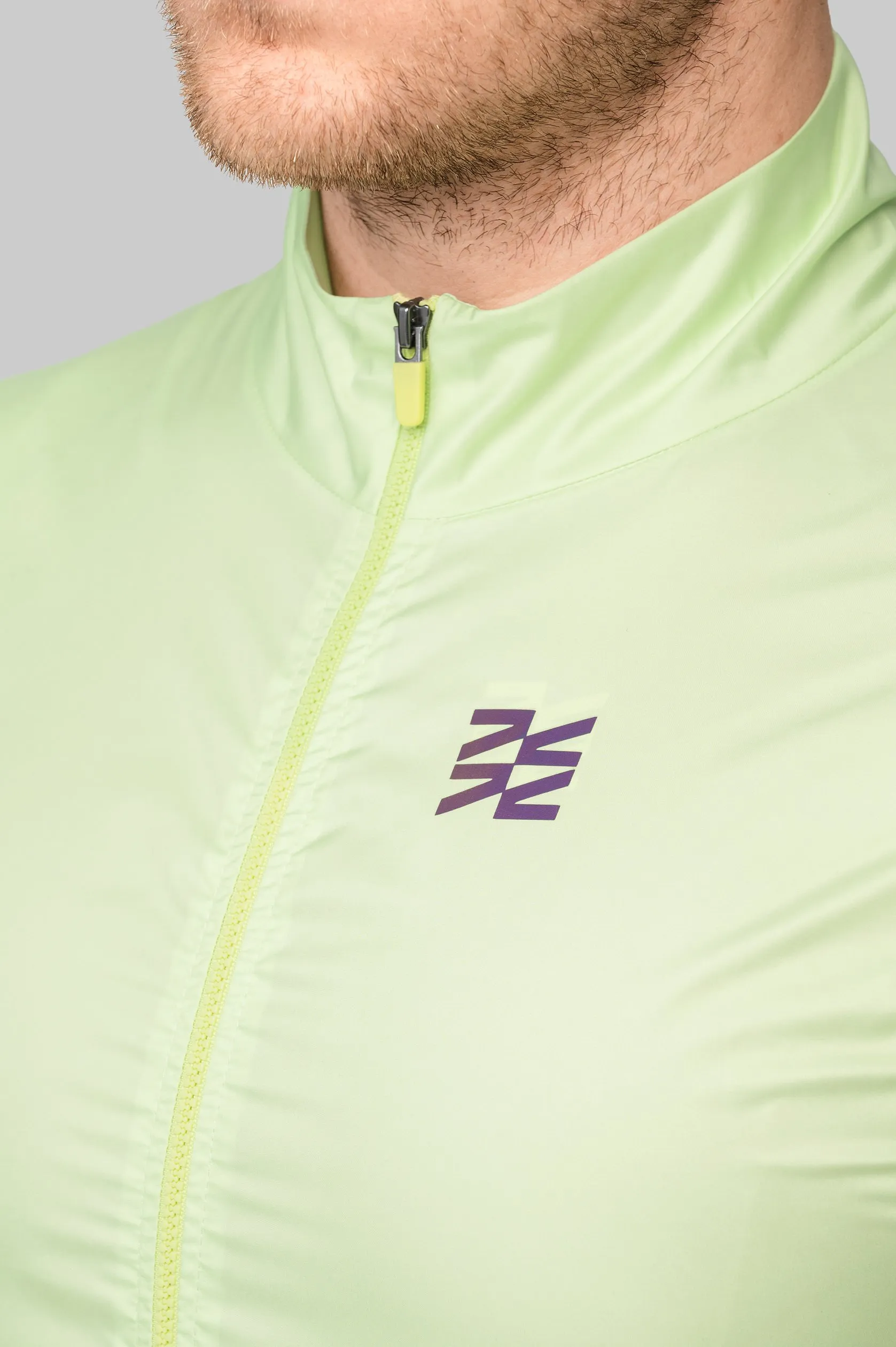 Жилетка ветрозащитная ЭВОЛВ (VTR EVOLVE) Лайм мужская