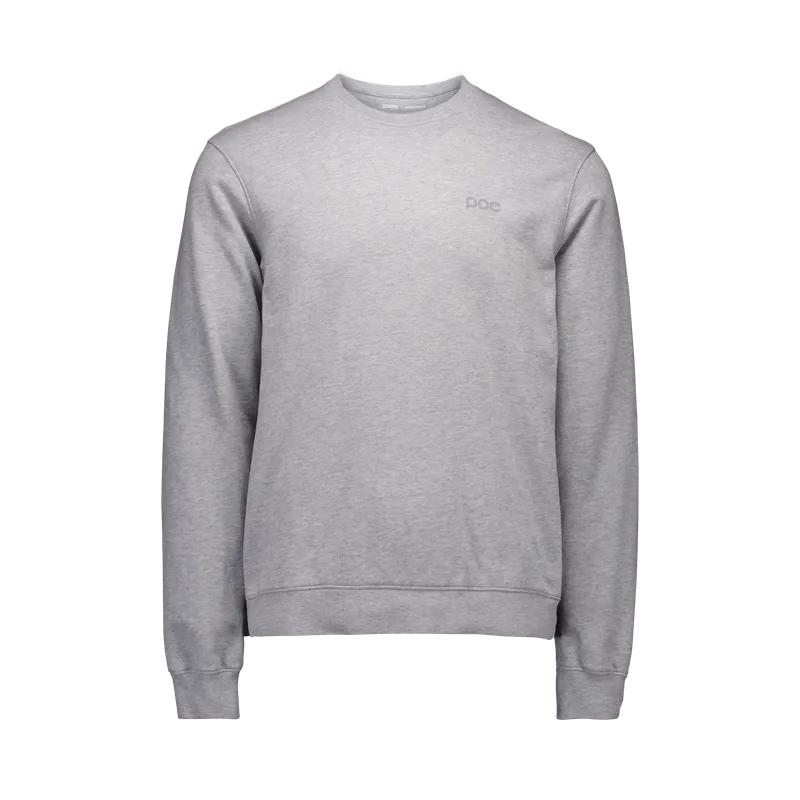 Men's POC Crew Neck Sweater Grey Melange