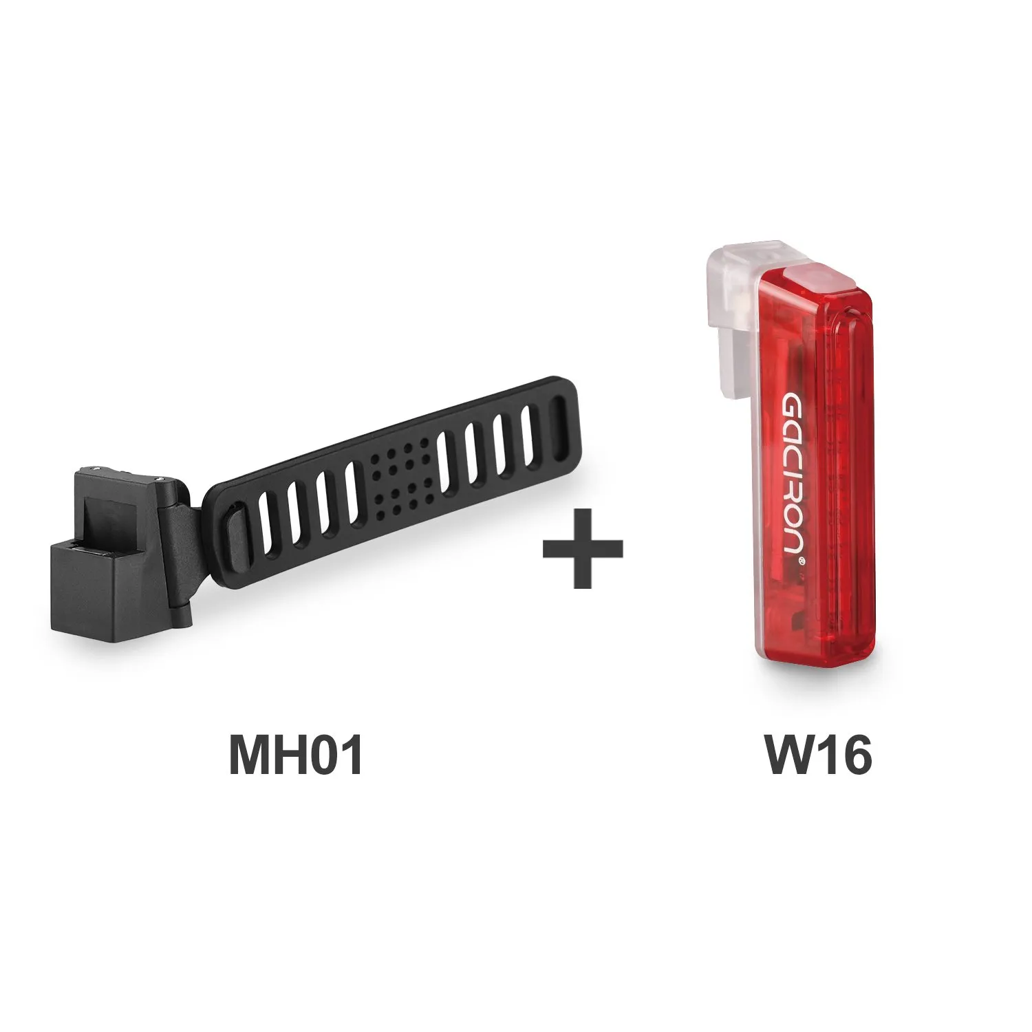 Аэродинамический ремешок для фонарей GACRION W16, W16C, Loop-100, черный