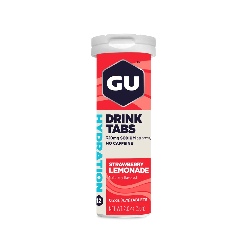 Напиток-изотоник в таблетках GU DRINK TABS Клубничный лимонад, 1 туба