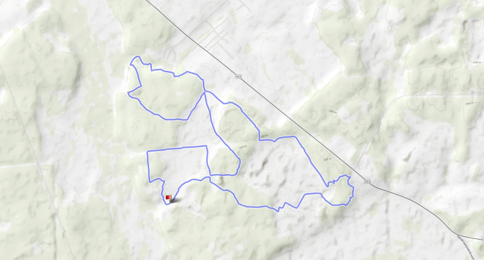 Трасса MTB - Стаховский марафон 2017
