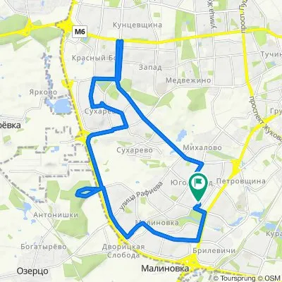 Малиновка - Сухарево - Малиновка