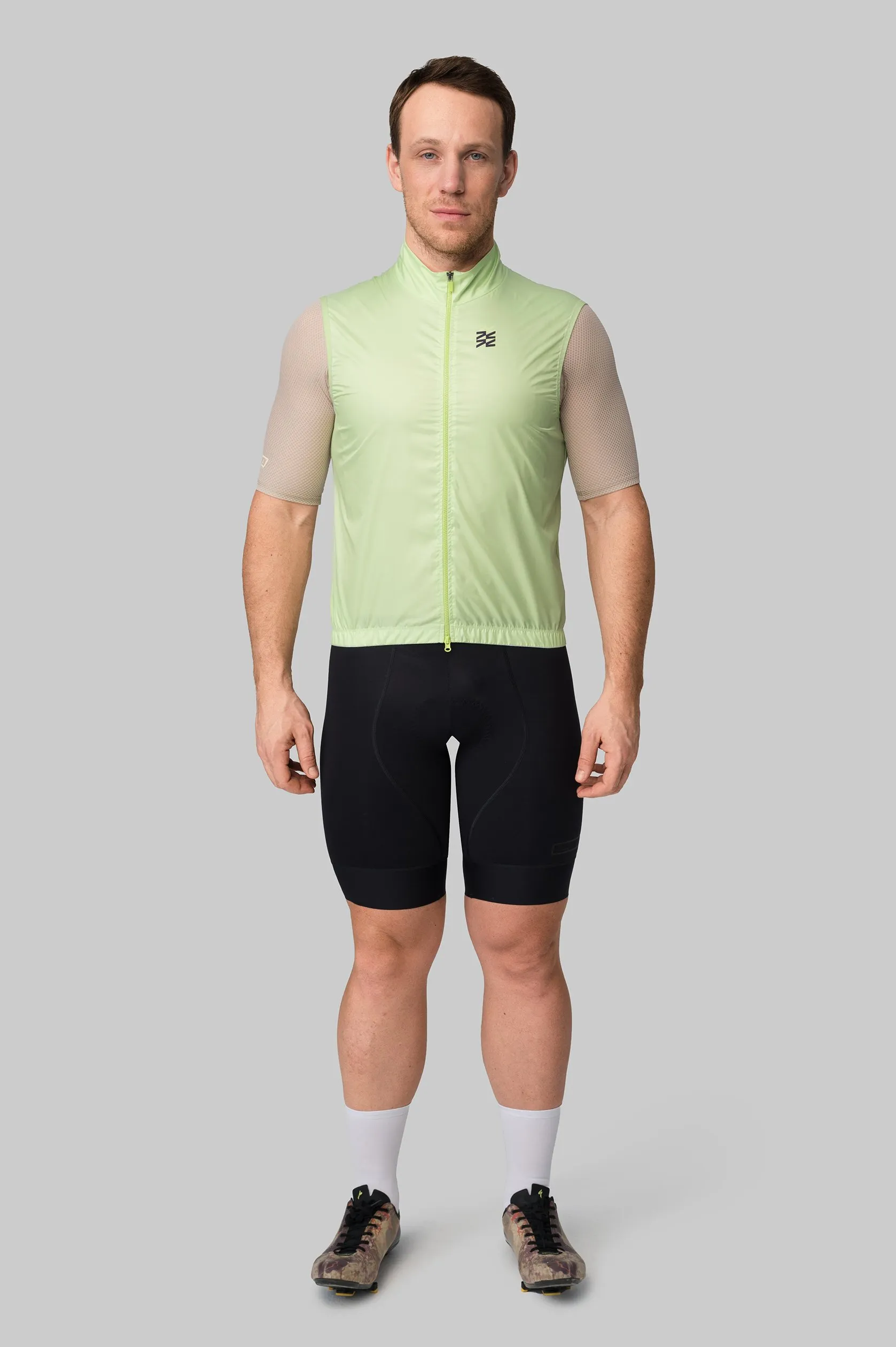 Жилетка ветрозащитная ЭВОЛВ (VTR EVOLVE) Лайм мужская