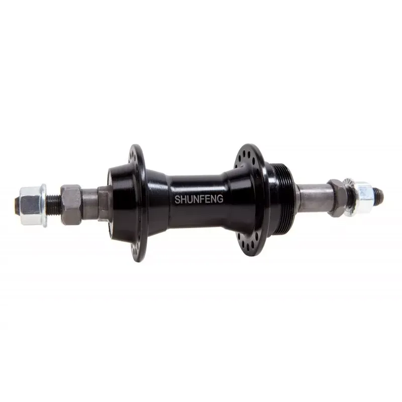 Втулка заднего колеса SF-A201R 32 отв. (чёрный, гайки)