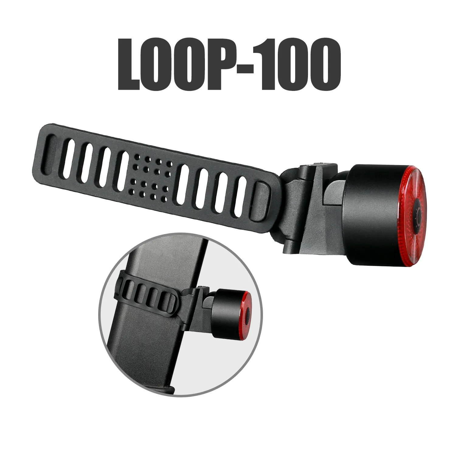 Аэродинамический ремешок для фонарей GACRION W16, W16C, Loop-100, черный