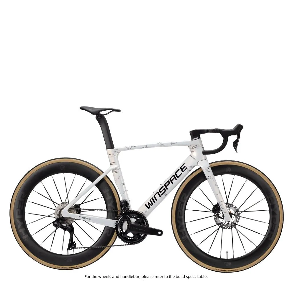 Велосипед Winspace T1550 Gen2 Ultegra Di2 Black&White