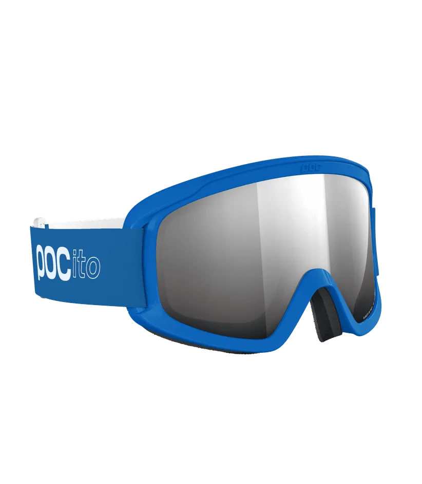 Горнолыжная маска детская POCito Opsin Fluorescent Blue/Partly Sunny Silver