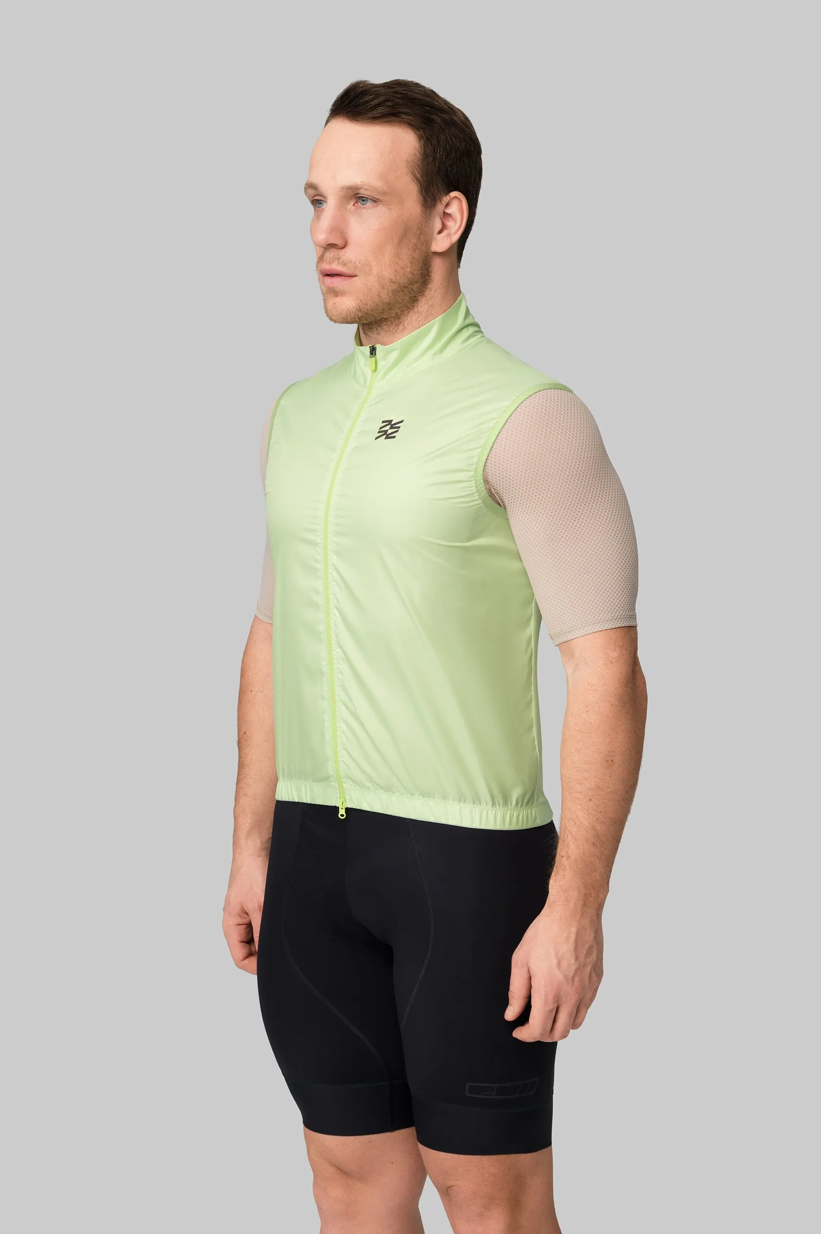 Жилетка ветрозащитная ЭВОЛВ (VTR EVOLVE) Лайм мужская