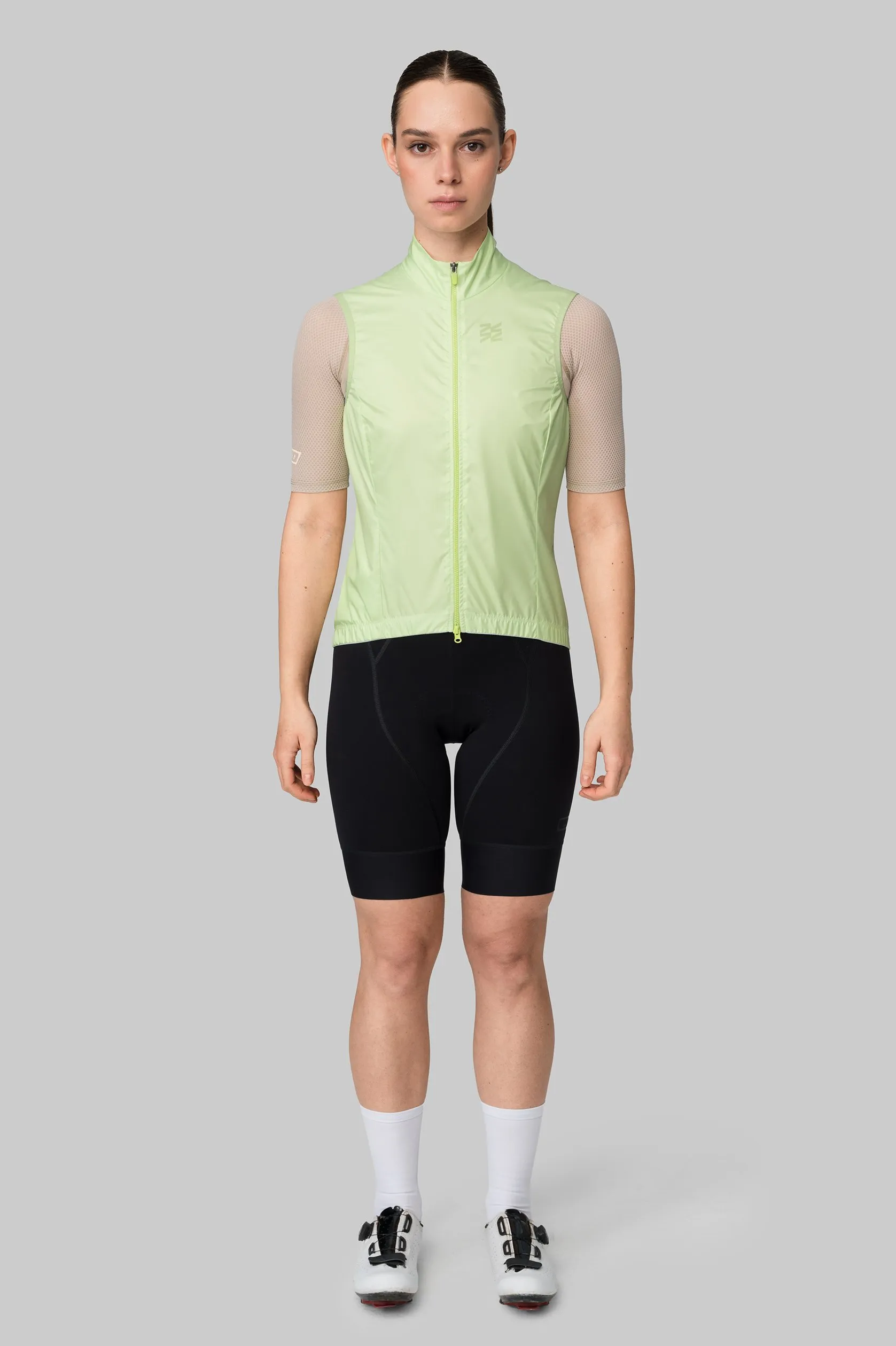 Жилетка ветрозащитная ЭВОЛВ (VTR EVOLVE) Лайм женская