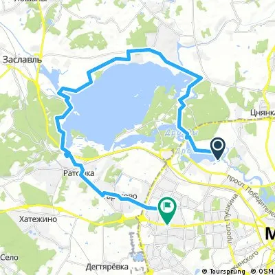 Minsk Lake - round trip