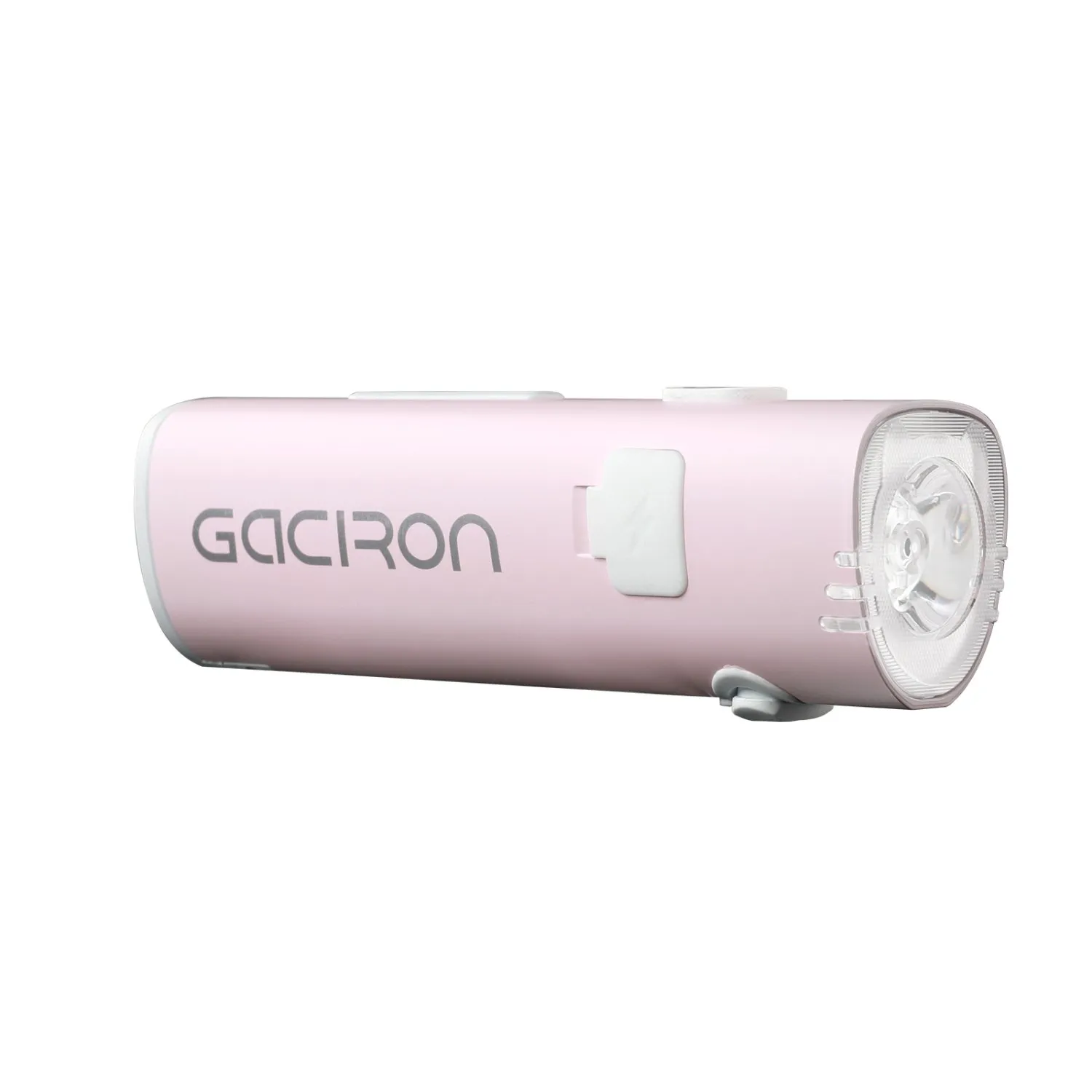 Многофункциональный велосипедный фонарь 4 в 1 GACIRON Xiaoman-1000, розовый