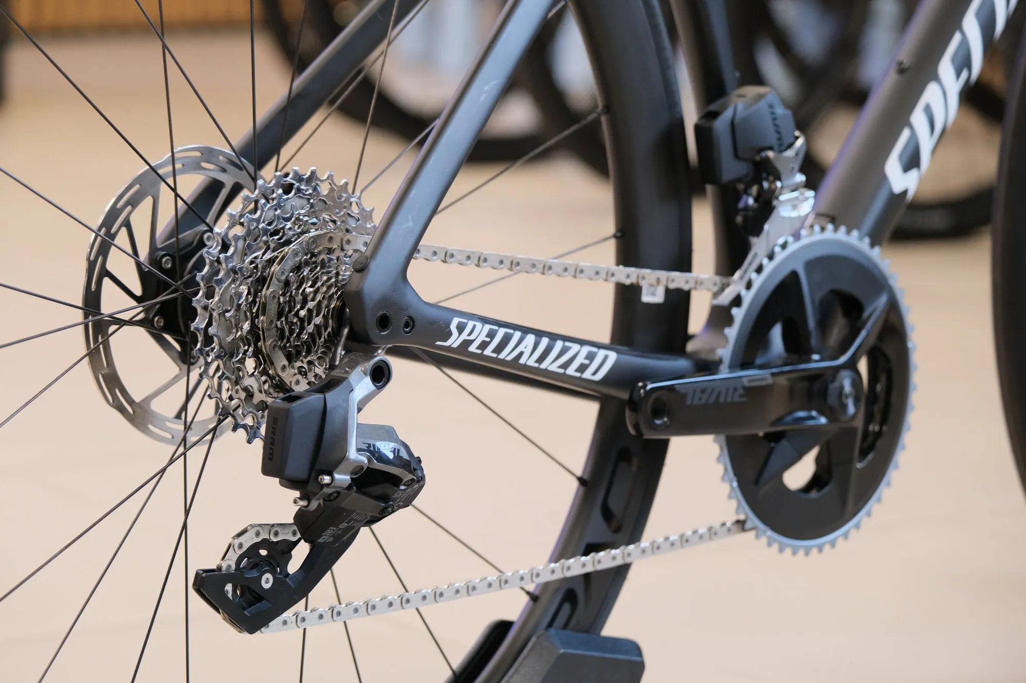 Шоссейный велосипед Specialized Tarmac SL7 с измерителем мощности