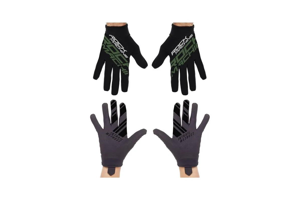 Велоперчатки Rock Machine Race FF Khakki/Black