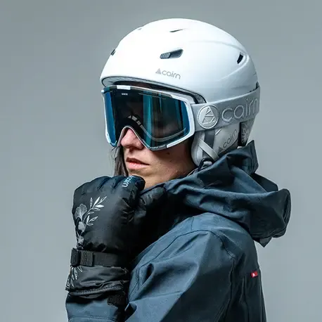 Маска CARIN GENESIS CLX3 MAT WHITE ICE BLUE