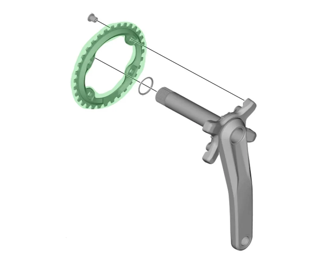 Звезда передняя SHIMANO SLX FC-M7000-2