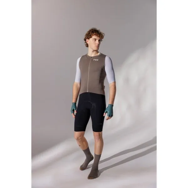 Велосипедная майка NorthWave EXTREME EVO JERSEY Sand/Ice Grey