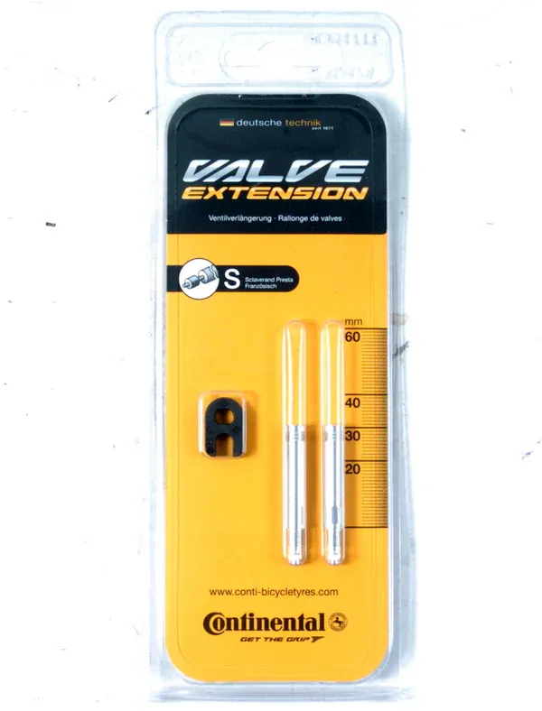 Удлинители нипеля Continental Presta Valve Aluminium 40mm (Set of 2pcs)