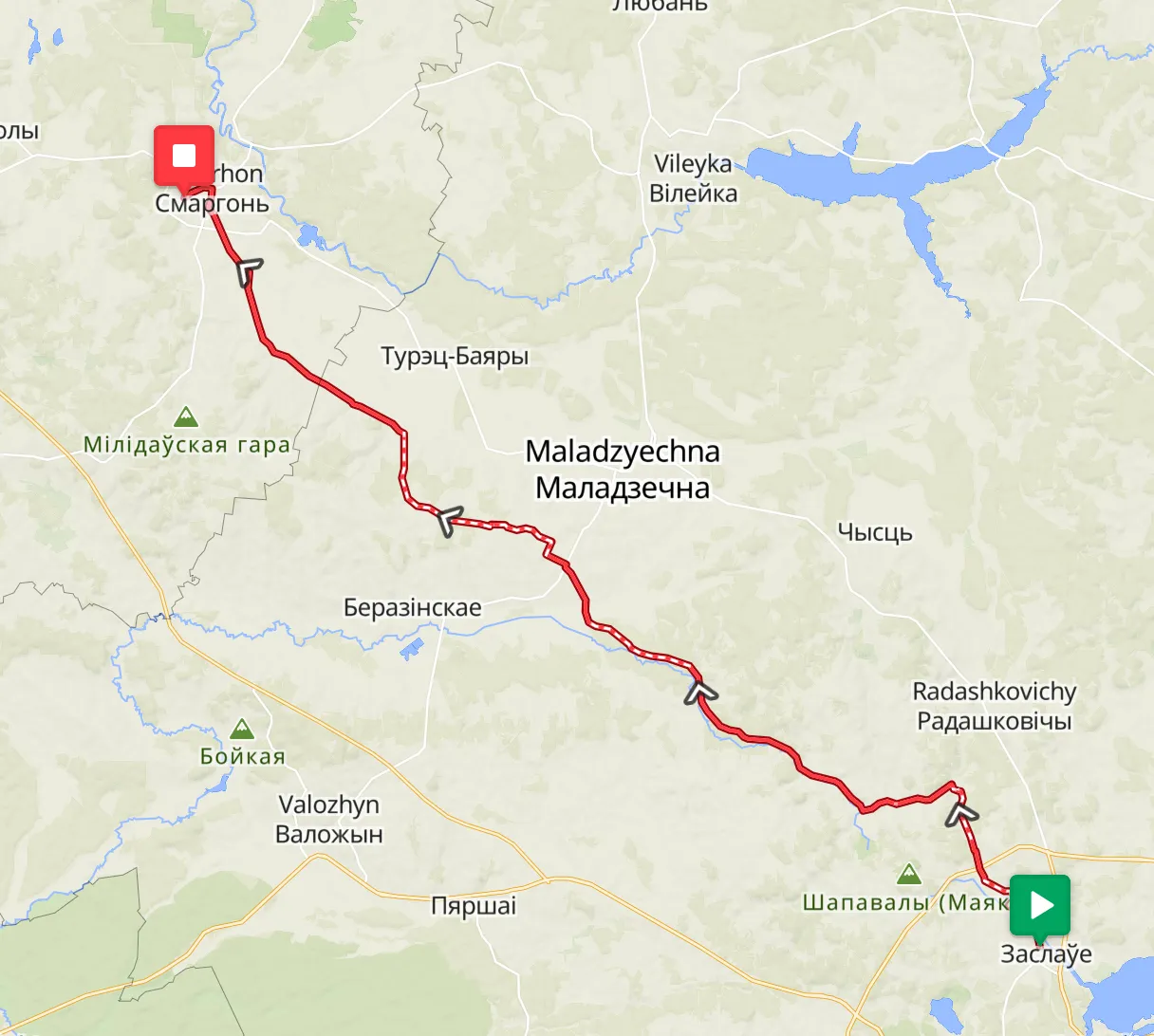 Zaslavl'-Smarhon' 96k