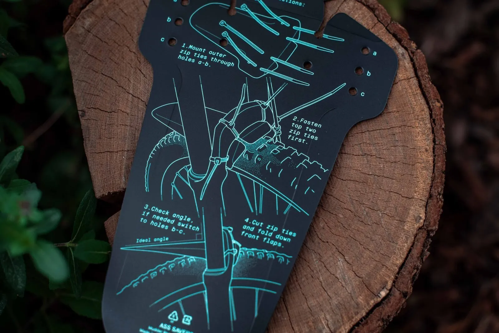 Крылья Ass Savers Mudder Regular Dotted