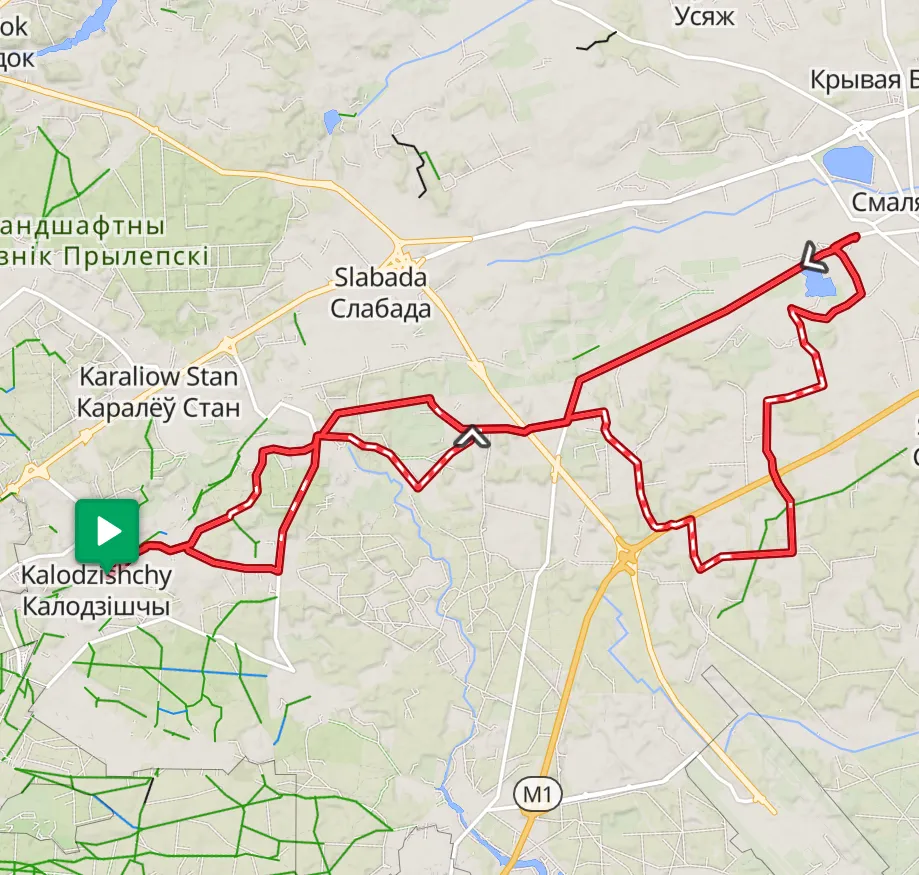Kolodishi-Smolevichi 60k loop