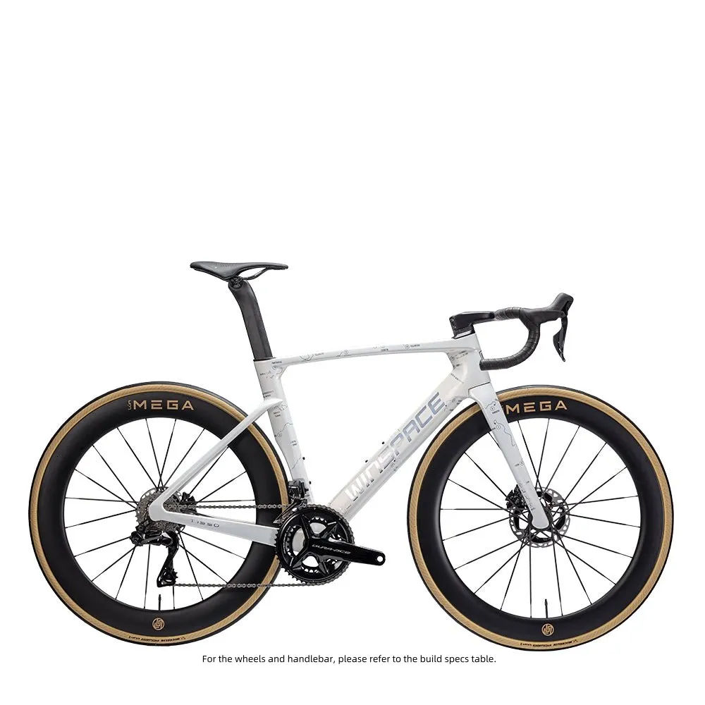 Велосипед Winspace T1550 Gen2 Ultegra Di2 Sliver&White