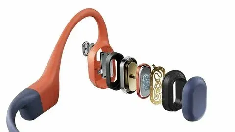 Беспроводные наушники с костной проводимостью SHOKZ OpenSwim Pro, оранжевый