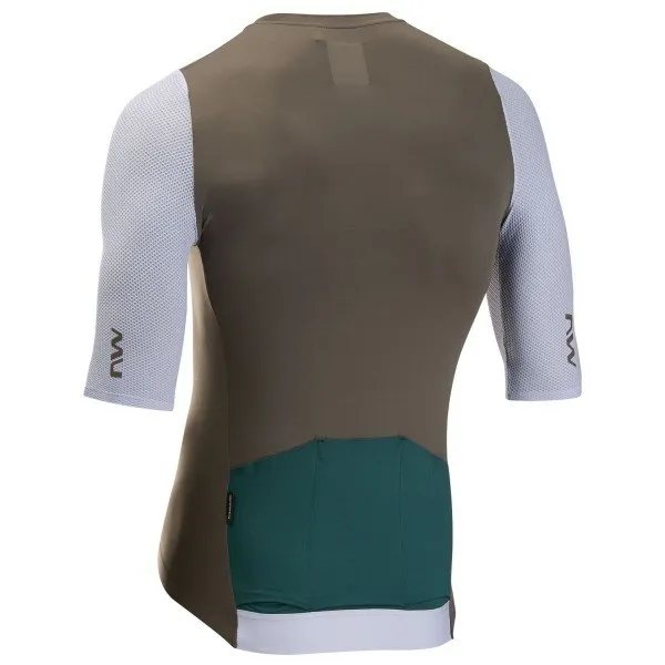 Велосипедная майка NorthWave EXTREME EVO JERSEY Sand/Ice Grey