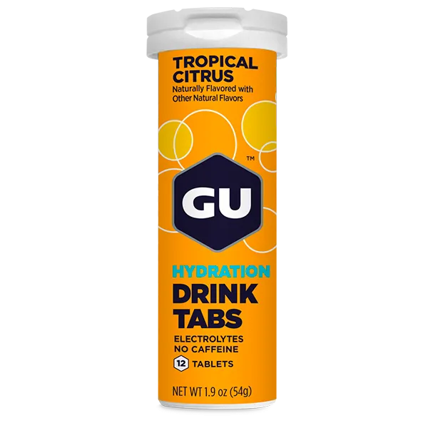 Напиток-изотоник в таблетках GU DRINK TABS Тропический цитрус, 1 туба