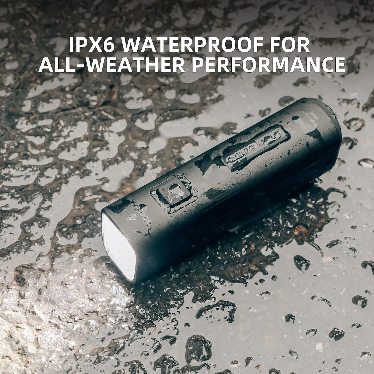 Велосипедный фонарь GACIRON Kiwi-1200, черный