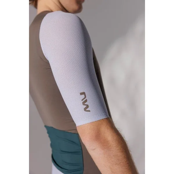 Велосипедная майка NorthWave EXTREME EVO JERSEY Sand/Ice Grey
