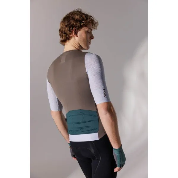 Велосипедная майка NorthWave EXTREME EVO JERSEY Sand/Ice Grey