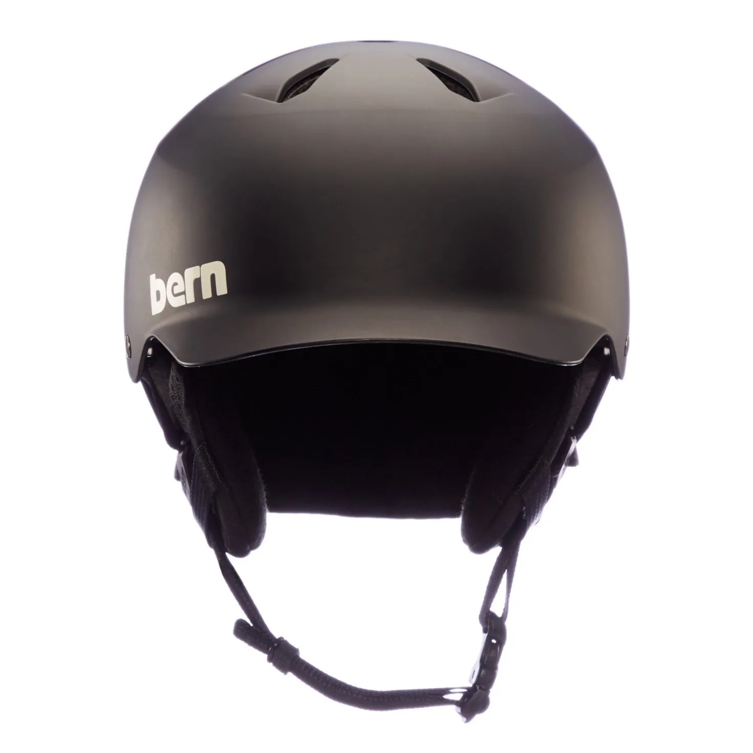 Шлем BERN Watts Classic Matte Black Winter Liner