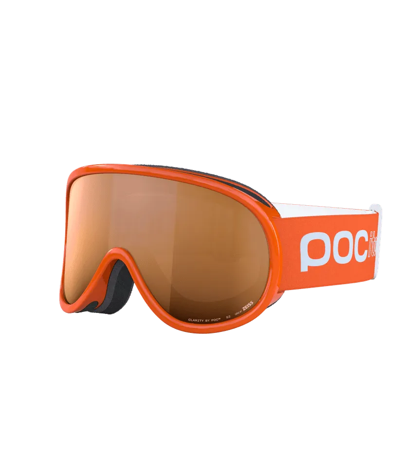 Горнолыжная маска детская POCito Retina Fluorescent Orange/Partly Sunny Light Orange