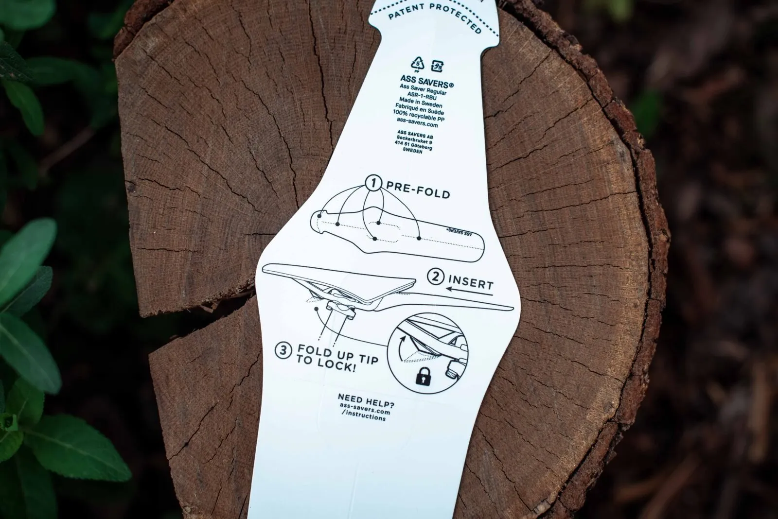 Крылья Ass Savers Regular Bold Rain Blue