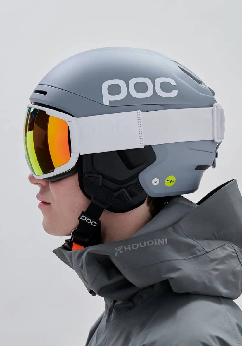 Горнолыжная маска POC Zonula Hydrogen White/Partly Sunny Orange