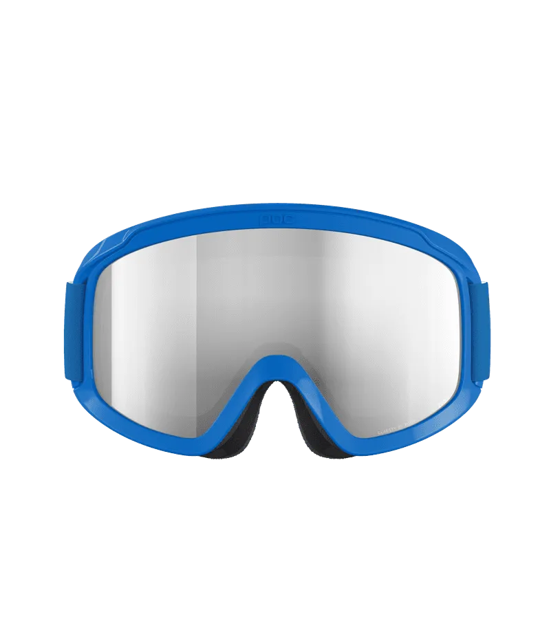 Горнолыжная маска детская POCito Opsin Fluorescent Blue/Partly Sunny Silver