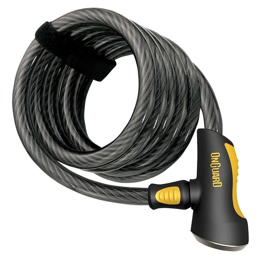 Велозамок тросовый OnGuard Doberman 185см x 15мм