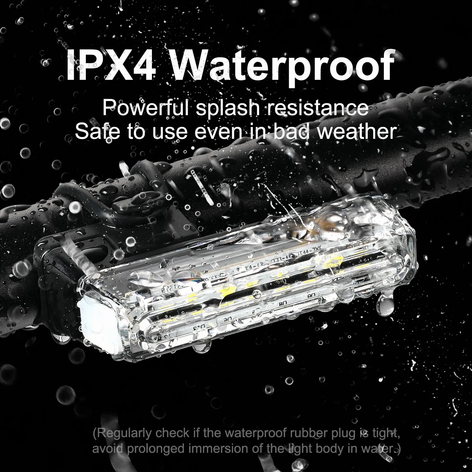 Передний велосипедный фонарь GACIRON W16CW, белый