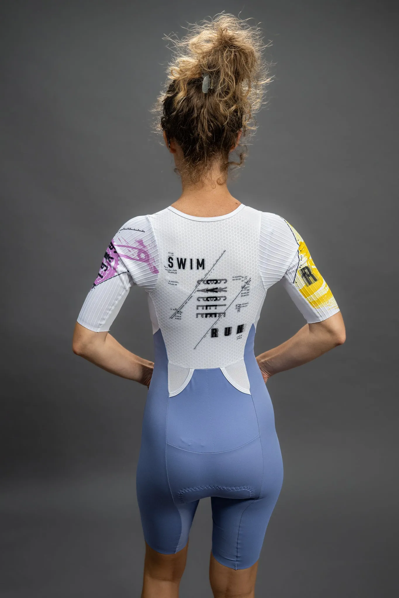 Трисьют женский QUEST TriColor Premium Triathlon Suit
