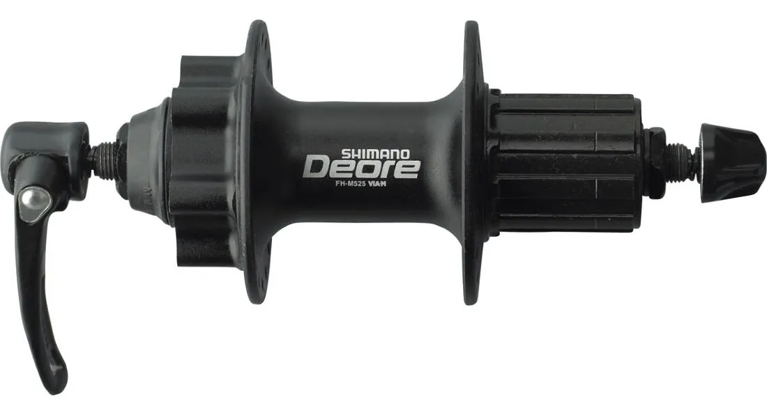 Втулка задняя Shimano Deore M525A, 36 отв, 8/9ск, QR, 6-болт
