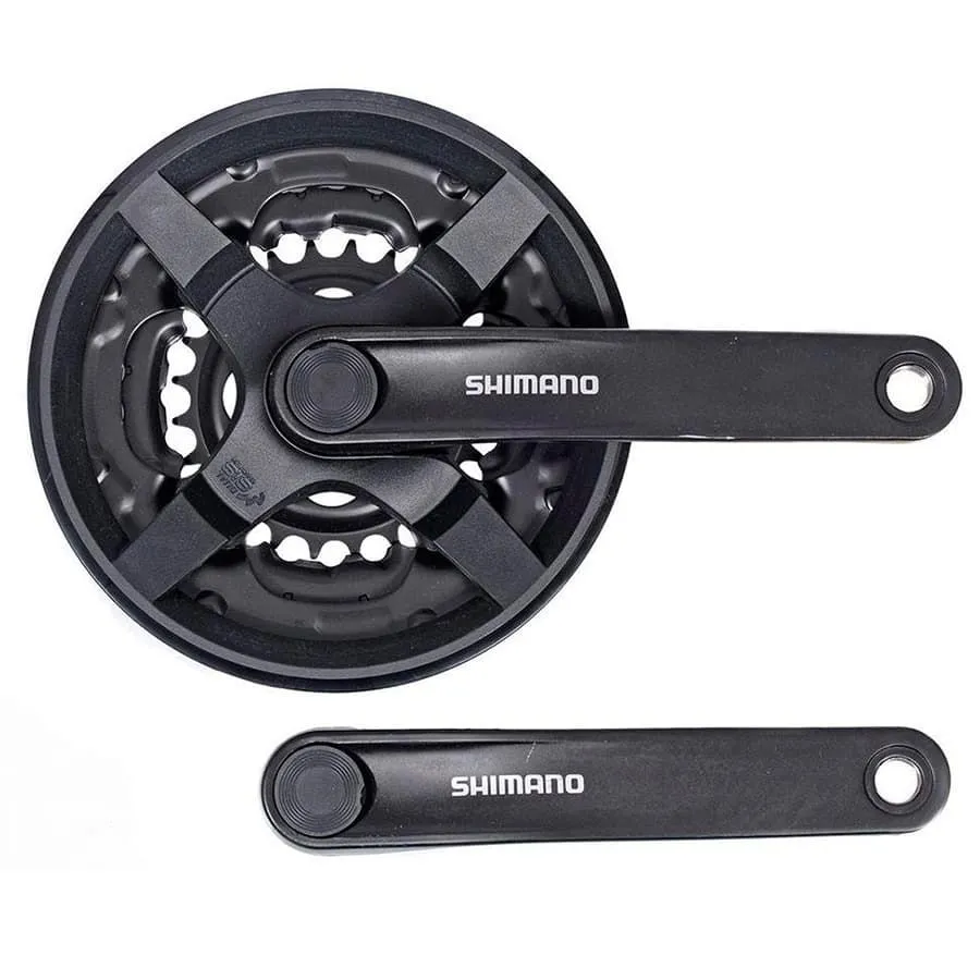 Система Shimano TY301, 170мм, кв, 42/34/24, с защитой, черн, б/уп