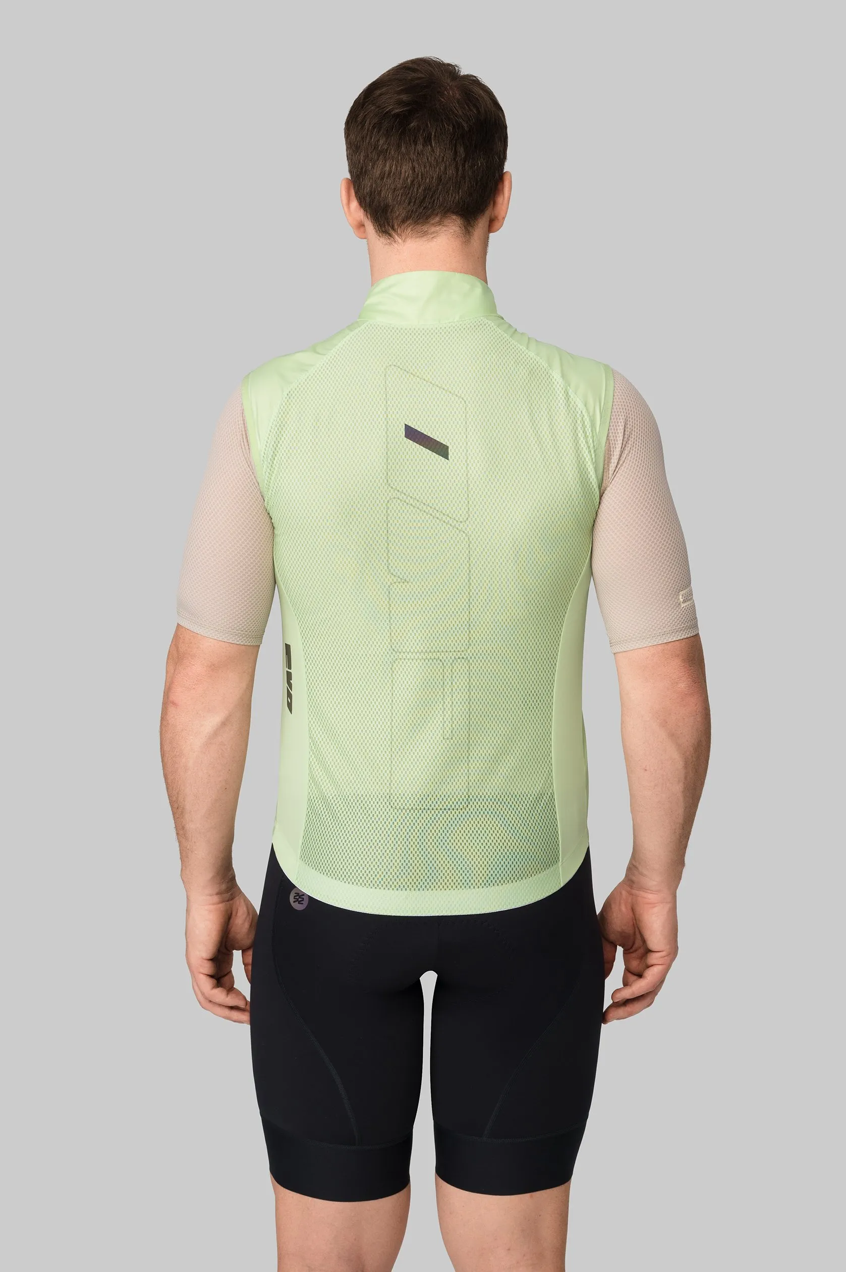 Жилетка ветрозащитная ЭВОЛВ (VTR EVOLVE) Лайм мужская