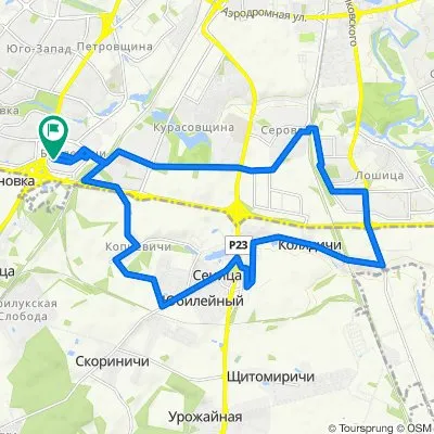 Малиновка - Колодищи - Юбилейный