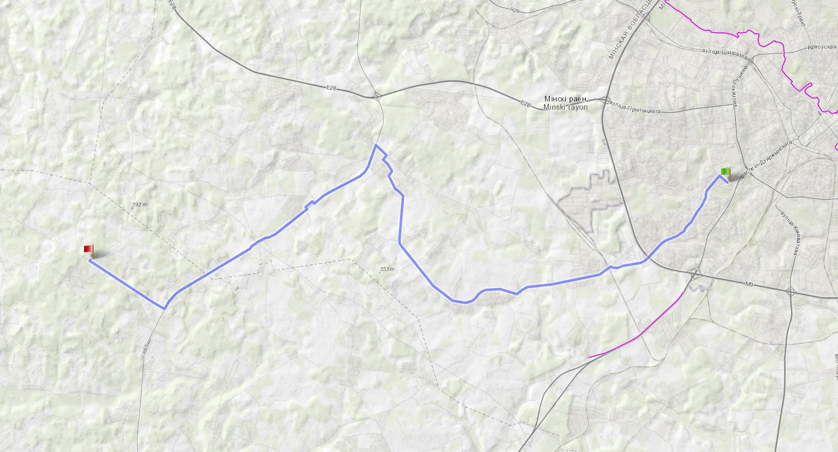 Минск - гора Дзержинская