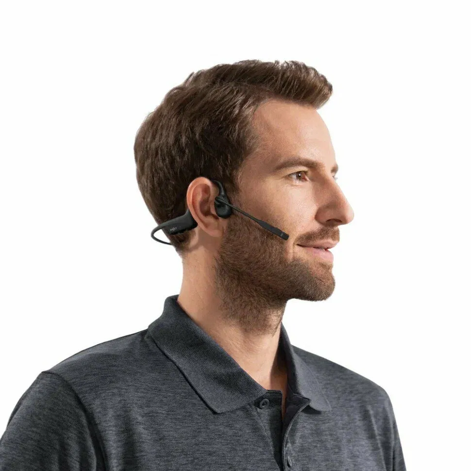 Беспроводные наушники с костной проводимостью SHOKZ OpenComm 2, черный