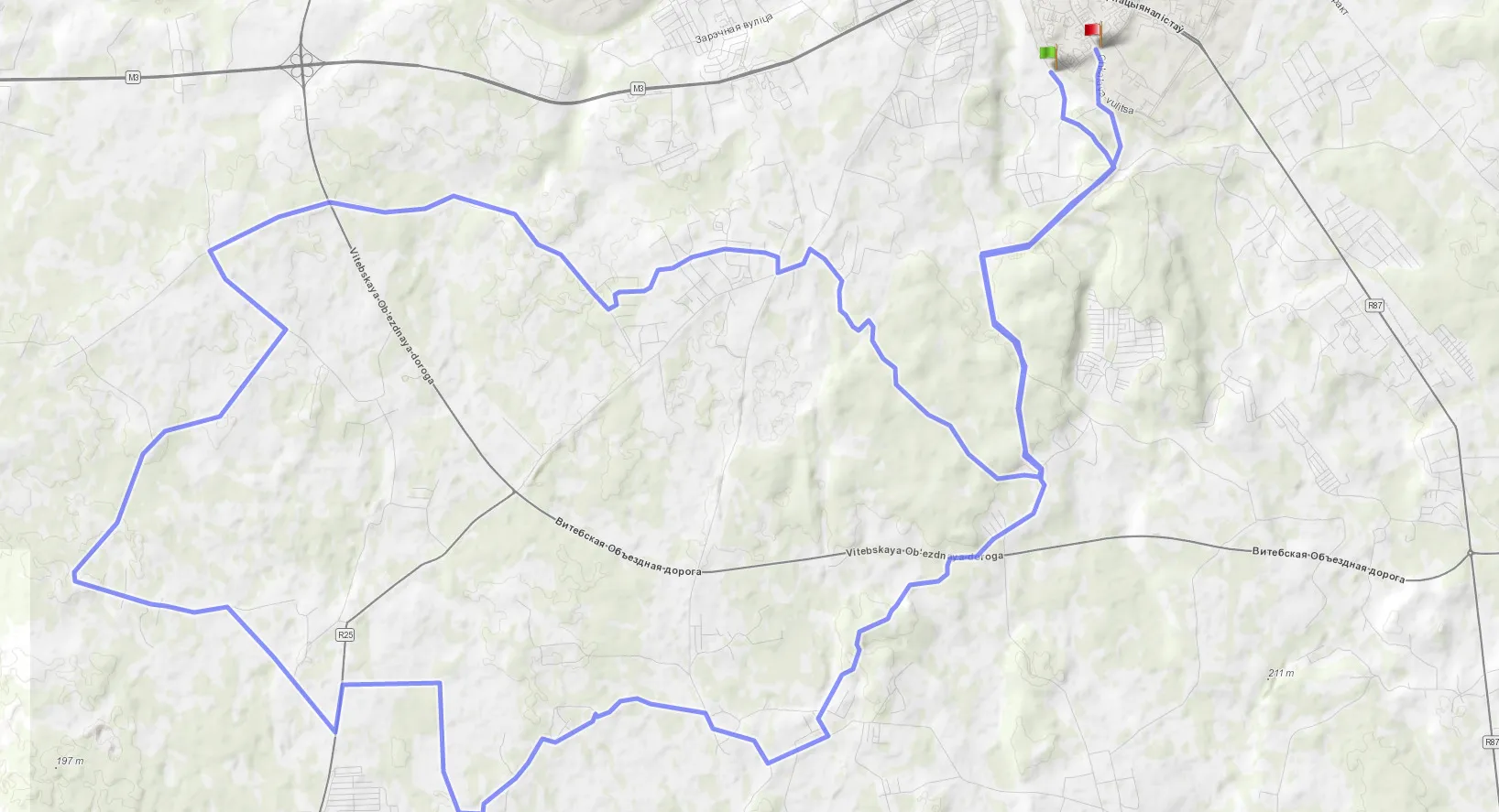 Трасса MTB - Сосновка - Осиновка - Новка -Аксановка