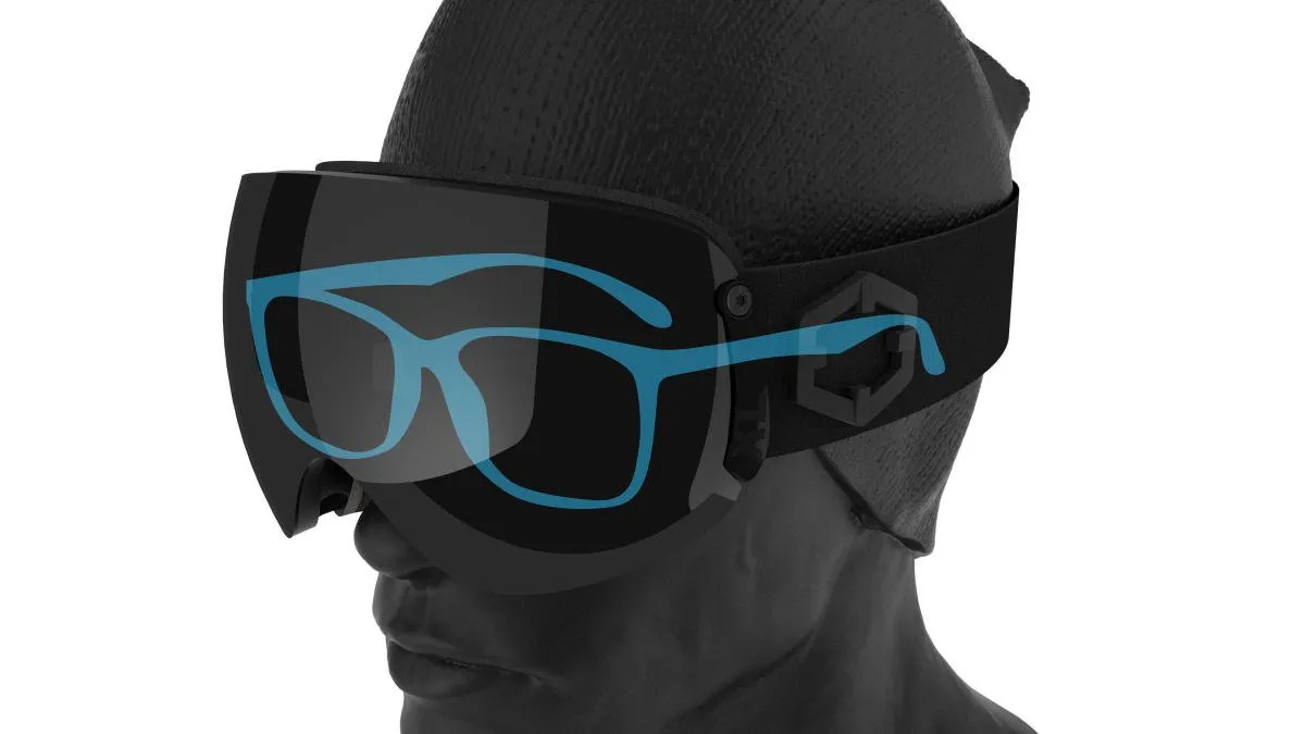 Маска OUT OF Open XL Black Red Bonus: Persimmon