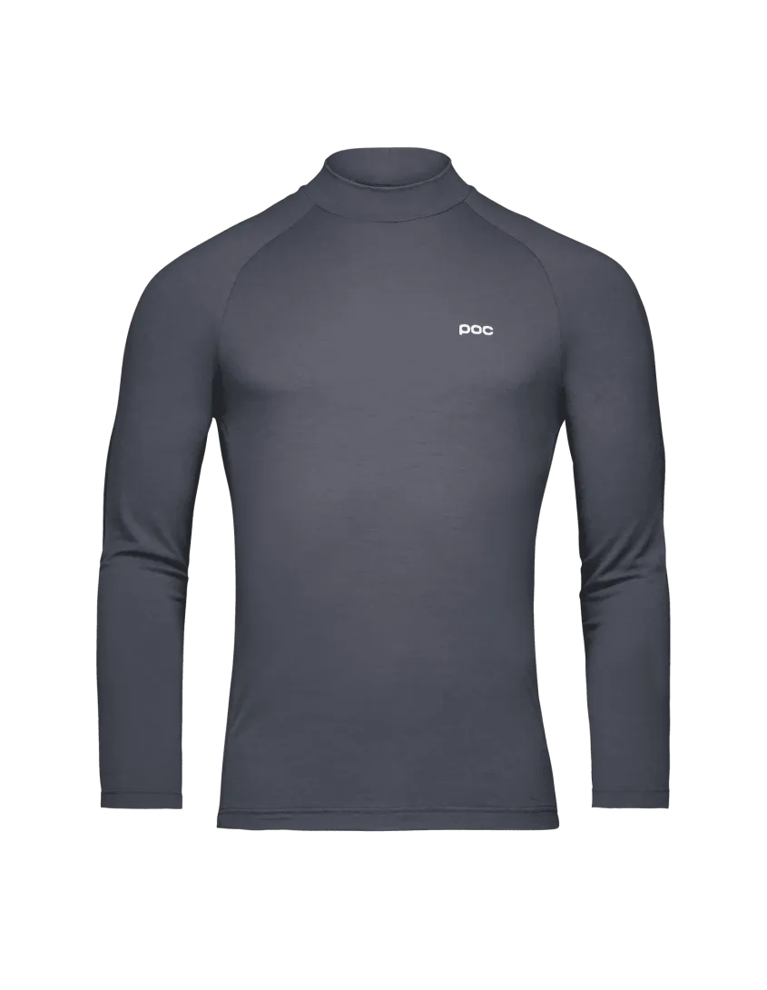 Веломайка POC Men's Layer Merino Mock Neck Jersey Sylvanite Grey