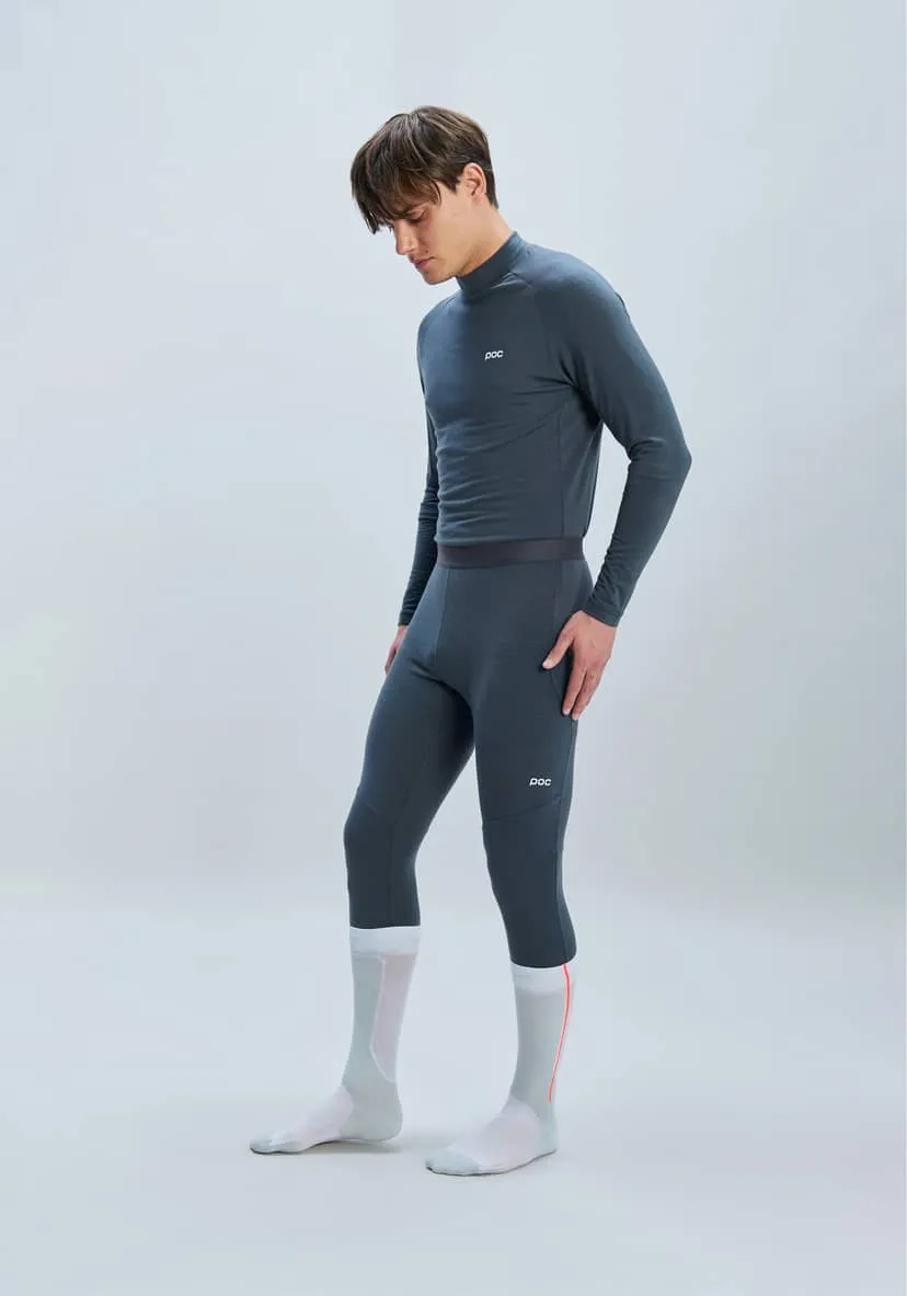 Велосипедные шорты POC Men's Layer Merino 3/4 Tights Sylvanite Grey